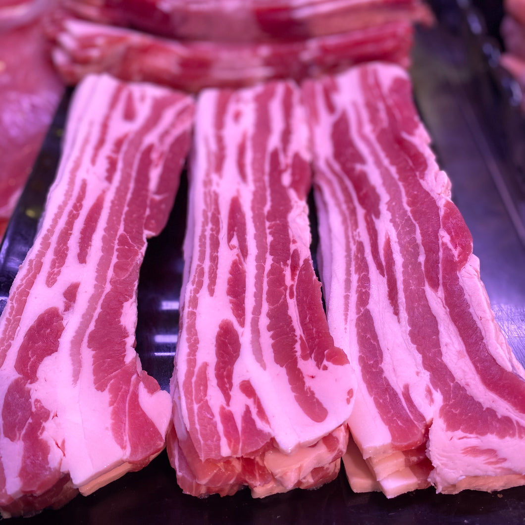 Dry-cured Streaky bacon