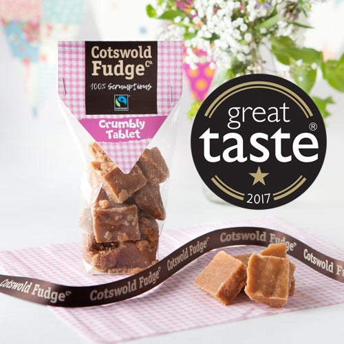 Crumbly tablet fudge by Cotswold fudge co.